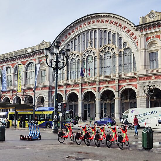 The bustling and beautiful Torino Porto Nuova train station