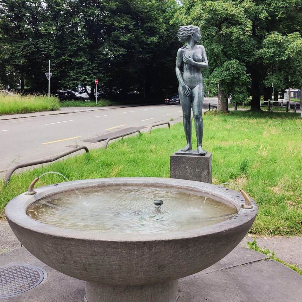 Zurich Switzerland drinking fountains everyhere